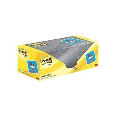 Post-it Sticky Notes Post-it CANARY YELLOW Yellow 7, 6 x 7, 6 cm (76 x 76 mm) (20 Units)