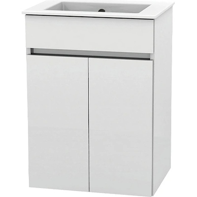 Roca МЕБЕЛ ЗА БАНЯ С УМИВАЛНИК n-cube a852502806 65см МДФ БЯЛ ГЛАНЦ (a852502806)