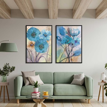 Decono Картини Сини Цветя