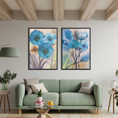 Decono Картини Сини Цветя