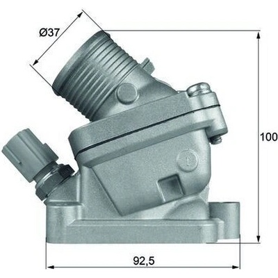 Termostat, chladivo MAHLE TH 36 90D (TH3690D)