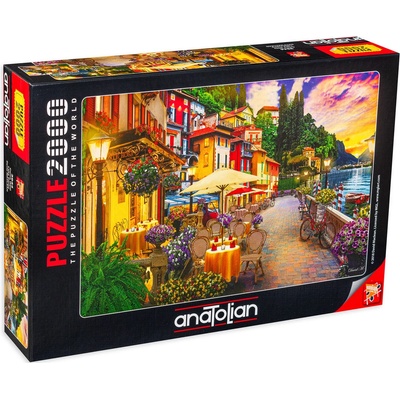Anatolian Пъзел Anatolian от 2000 части - Езерото Комо, Дейвид Маклийн (P3944)