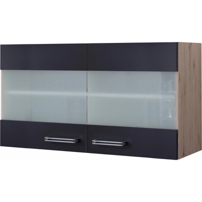 Flex-Well Kuchyňská skříňka Lara horní prosklená 100 x 54,8 x 32 cm – Sleviste.cz