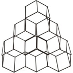 Compactor Черна стойка за вино RackMAT - Compactor (RAN8663)