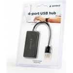 Gembird uhb-u2p4-04 interface 4-port hub usb 2.0 480 mbit/s black