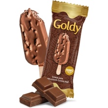 Miamo GOLDY čokoláda v belgické čokoládě s mandlemi 120 ml