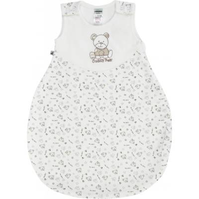 JACKY Spací pytel NOS BEAR krémová bílá unisex