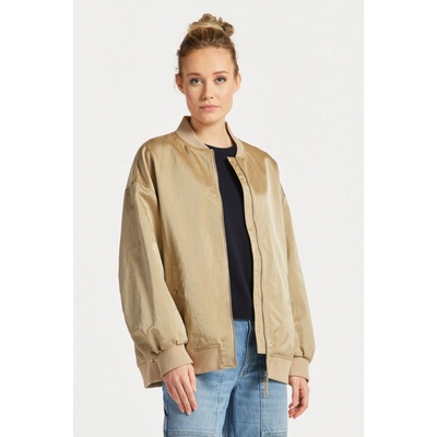 Gant Satin Bomber hnedá
