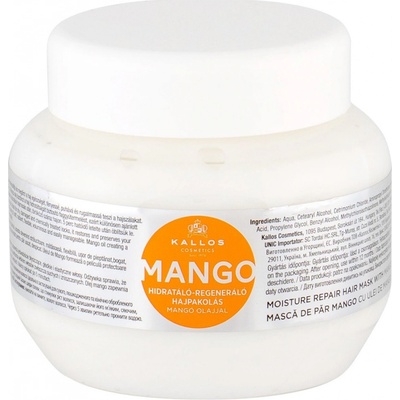 Kallos KJMN MANGO hydratačná a regeneračná maska na vlasy 1000 ml