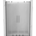 Mexen Velar L Duo плъзгащи се душ врати 160 cm, матирано, gun metal - 871-160-003-32-95 (871-160-003-32-95)