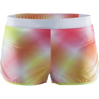 Craft Focus 2.0 Race šortky dámské bílo růžovo-oranžová