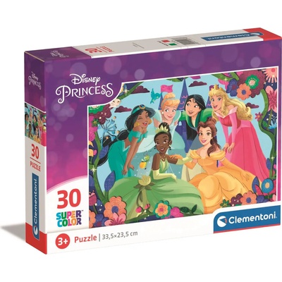 Clementoni - Puzzle SuperColor Puzzle: Disney Princess - 1 - 39 piese