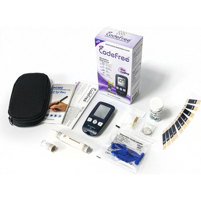 SD Biosensor Glukometr SD CODEFREE Kompletní SET