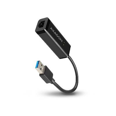 AXAGON ADE-SR, USB3.0 Type-A - externý Gigabit Ethernet adaptér, auto install