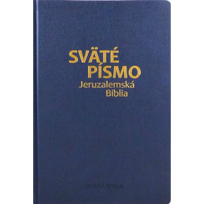 Sväté písmo – Jeruzalemská Biblia - veľký formát – modrá so zlatorezom