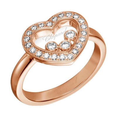 Chopard zlatý prsten Happy Diamonds 82A611 5211