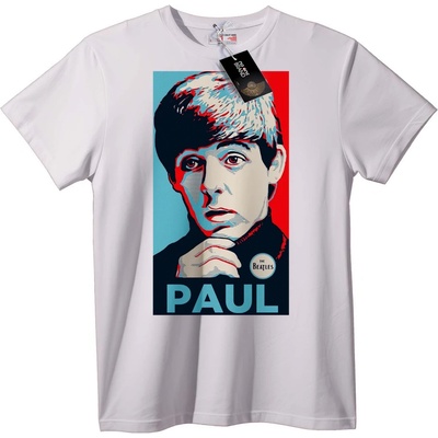NOONEBRAND Тениска The Beatles Paul - 7XL, Black