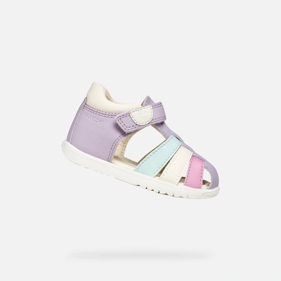 Geox B Sandal Macchia Girl fialová