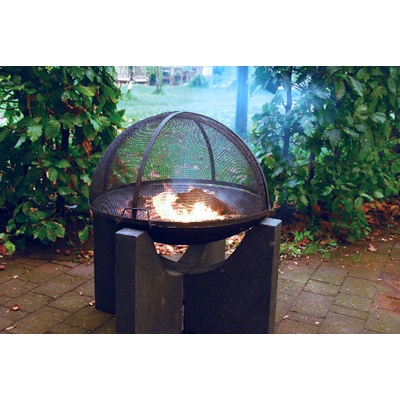 Esschert Design FANCY FLAMES s granitovou nohou TERAZZO, priemer. 68x46cm