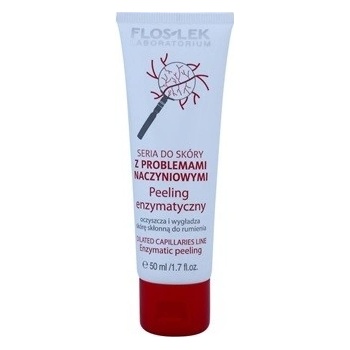 FlosLek Laboratorium Dilated Capillaries enzymatický peeling pro citlivou a zarudlou pleť 50 ml