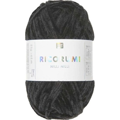 Rico Design Žinylková příze Ricorumi Nilli Nilli odstín 027 černá - 1 ks