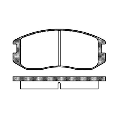 Sada brzdových platničiek kotúčovej brzdy REMSA 0357.00