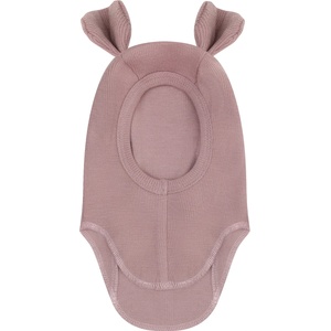 Huttelihut Детска зимна шапка (beanie) Huttelihut Kid's Balaclava Ears Wool Rib Balaclava - Woodrose - размер 40 cm (904-6676-0411)
