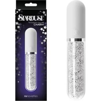 Image 1 of Вибратор, звезден прах, 16, 7см. - Stardust Charm White (NSTOYS0834)