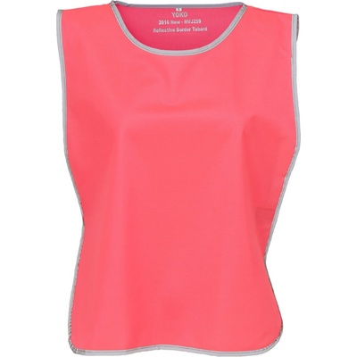 Yoko reflexní vesta Fluo neon pink