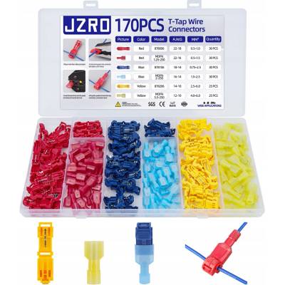 JZRO T-odbočka RYCHLOSPOJKY SVORKOVNICE ELEKTRICKÉ SADA 170ks