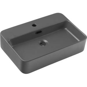 Comad TRUST 2 MATT DARK GREY - Мивка за плот TRUST 55x38 см мат сив (CM0015)