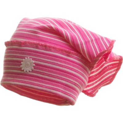 proužkovaný s kytičkou C20003 růžový