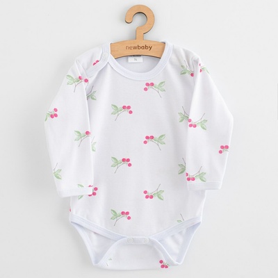 Kojenecké celorozepínací body New Baby Classic II raspberry