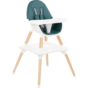 KikkaBoo Столче за хранене 3 в 1 KikkaBoo - Multi, Petrol Green (31004010098)