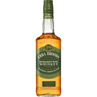 Ezra Brooks Straight Rye 45% 0,7 l (čistá fľaša)