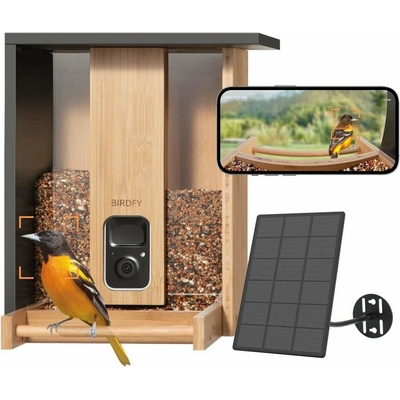 Birdfy Feeder Bamboo Solar EPPAMBNI8401110