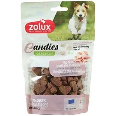 Zolux Pochoutka pes CANDIES Mini srdíčka vápník 150 g