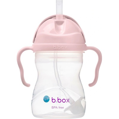 b.box hrneček s brčkem Gelato růžový 240 ml – Zboží Dáma