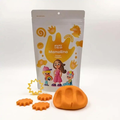 Mámy v rejži Domácí pastelová modelína Mamolína žlutá