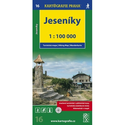 Kartografie PRAHA, a. s. Jeseníky (č. 16), 1 : 100 000 – Hledejceny.cz
