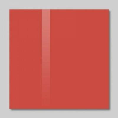 SOLLAU Sklenená magnetická tabuľa červená koralová 65 x 100 cm