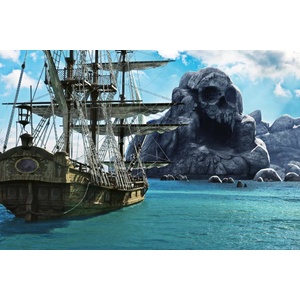 DIMEX ART Флизелинов фототапет пиратски кораб 375 x 250 см