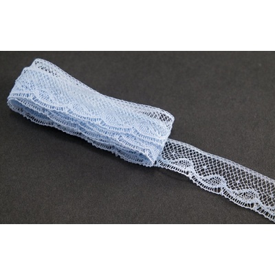 Silonová krajka - světlě modrá - šířka 1,8 cm – Hledejceny.cz