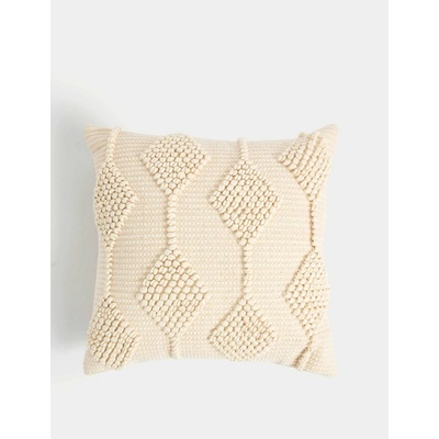 Marks & Spencer Възглавница от чист памук с бродерия и геометричен десен Marks & Spencer сметанова Marks & Spencer | Bezhov | Home | ЕДИН РАЗМЕР