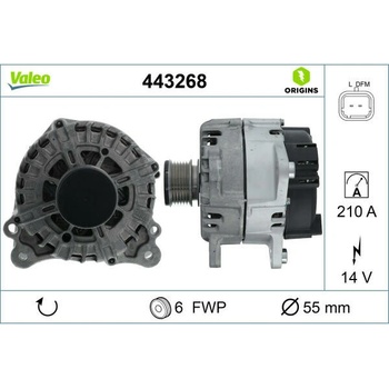 generátor VALEO 443268