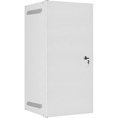 Lanberg rack cabinet 10" wall-mount 12U/280x310 for self-assembly with metal door grey (flat pack) (WF10-2312-00S)