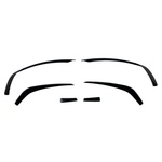  Добавка предна броня за Mercedes C-Class W204 (2007-2013) - черен гланц (AF-BENZ-018)