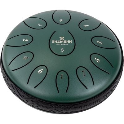 Shamann 6" 11 Notes D5-Major Green Tongue Drum (YS11-6GREEN)