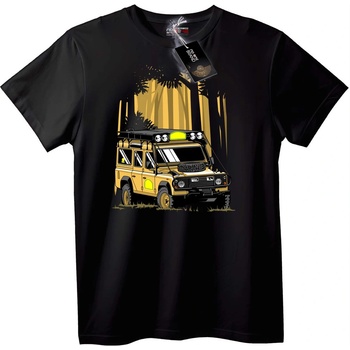 NOONEBRAND Тениска Приключение 4x4 - M, Black