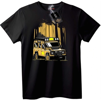 NOONEBRAND Тениска Приключение 4x4 - M, Black